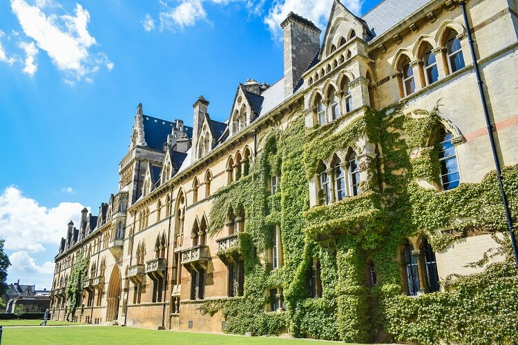 Das Christchurch College in Oxford
