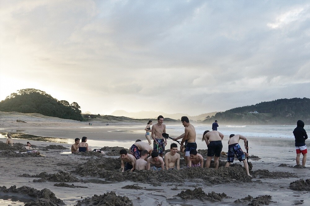 Entdecke den Hot Water Beach in Neuseeland mit AIFS