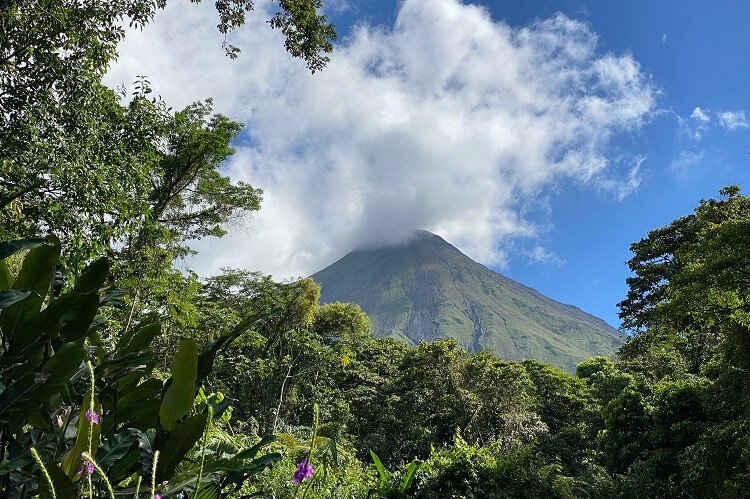 Blick auf den Vulkan Arenal in Costa Rica