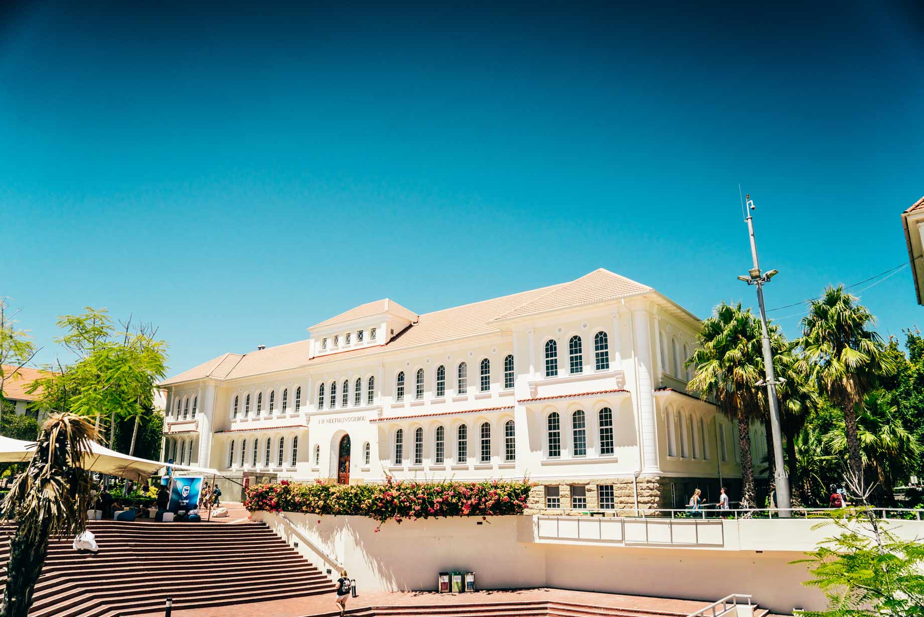 Ute an der Stellenbosch University in Südafrika